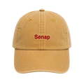 The Mustard embroidered cap