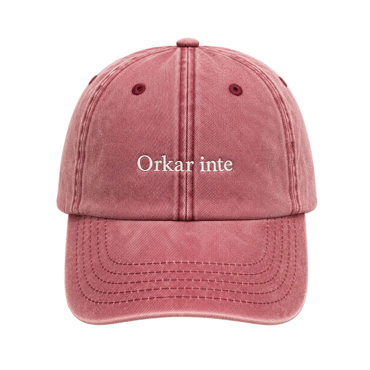 The Lazy — Orkar inte embroidered cap