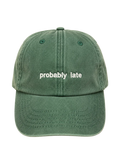 The Late embroidered cap